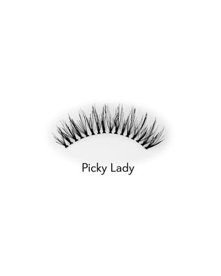Faux cils Bamm!Lashes Picky Lady 2D pour un usage répété, légers et doux - 2