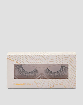 Bamm!Lashes Go Bold 2D nepwimpers voor herhaald gebruik, zeer zacht - 1