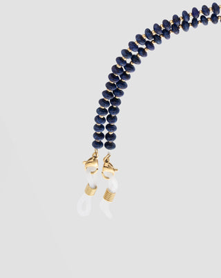 Chaîne de lunettes en lapis-lazuli naturel Mys - 4