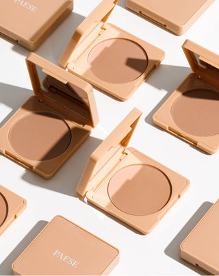 Geperste bronzer Selfglow 01 Cold met actieve ingrediënten voor het contouren van het gezicht Paese - 6