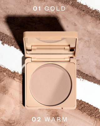 Selfglow pressed bronzer 02 Warm met actieve ingrediënten voor gezichtscontouring Paese - 4