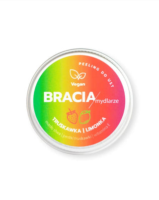 Gommage pour les lèvres à la fraise et au citron vert, vitamine E, hydratant et adoucissant Bracia Mydlarze - 1