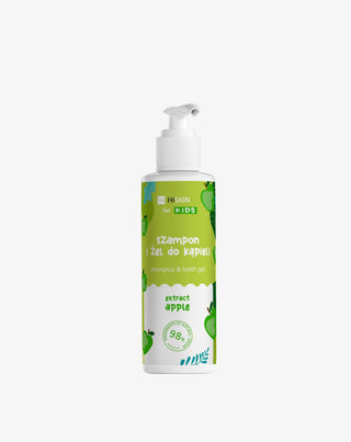 Gel douche et cheveux 2 en 1 HiSkin pour enfants au parfum de pomme - 1