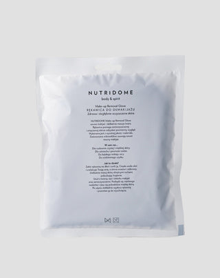 Gant démaquillant Nutridome en microfibres délicates pour tous types de peau - 2