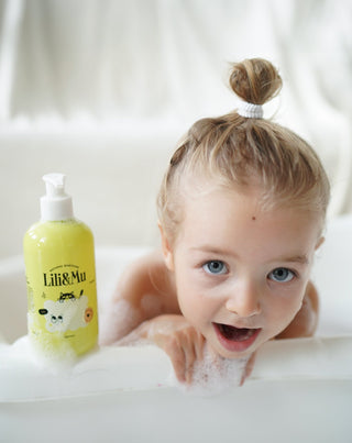 Bain moussant pour bébé naturellement hydratant Lili&Mu à l'extrait d'aloès - 3