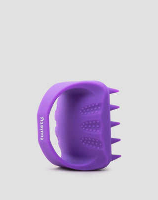 Masseur de cuir chevelu en silicone souple et rotatif pour stimuler la microcirculation - 1