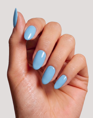 Hybrid nagellak UV/LED Ocean Blue 003 Nutridome - 2