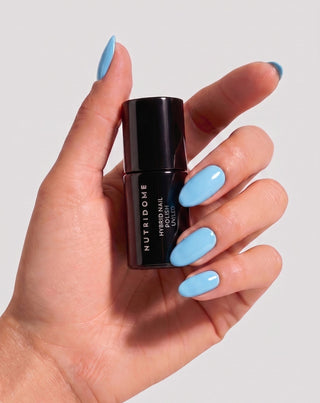 Hybrid nagellak UV/LED Ocean Blue 003 Nutridome - 5