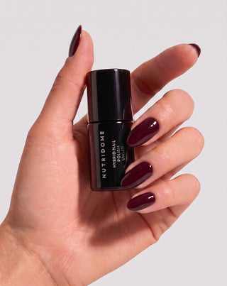 Hybrid nagellak UV/LED Cherry Chocolate 017 Nutridome - 5