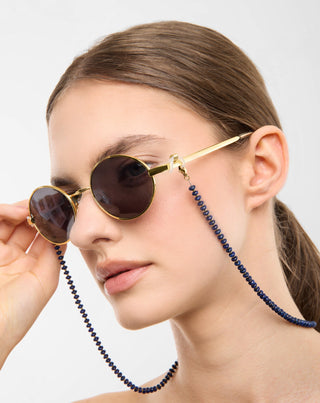 Chaîne de lunettes en lapis-lazuli naturel Mys - 2