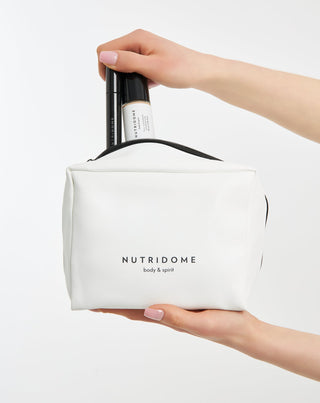 Trousse de maquillage spacieuse Nutridome en simili cuir - 2