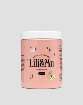 Poudre de bain au lait de chèvre Lili&Mu pour les mamans avec huile de jojoba et panthénol - 1