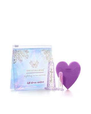 Ventouses de massage facial en silicone - Ventouses en cristal chinoises Crystallove - 1