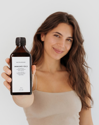 Vloeibare Olie voor de Immuniteit met Omega 3-6-9 Vetzuren Nutridome Immuno 250 ml - 4