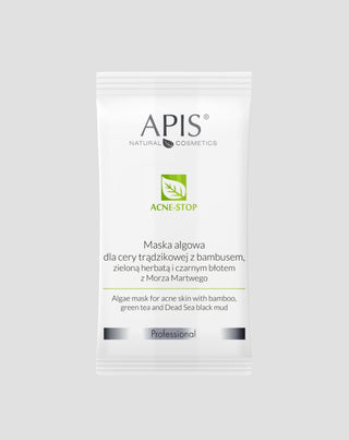 Masque aux algues anti-acné au bambou et au thé vert Acne-Stop Apis - 1