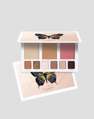 Palette de maquillage papillon Affect Professional Cosmetics avec fards à joues et poudres bronzantes - 1
