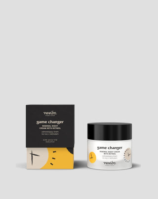 Crème visage au rétinol naturel Game Changer 30 ml Resibo - 4