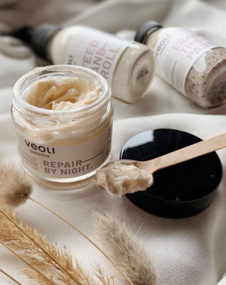 Veoli Botanica Crème Visage Réparatrice Seconde Peau de Nuit avec Protection Lipidique - 2