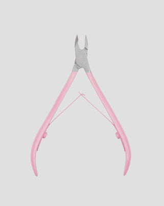 You Beauty professionele nagelriemknipper van 5 mm met satijnen roze handvat - 1