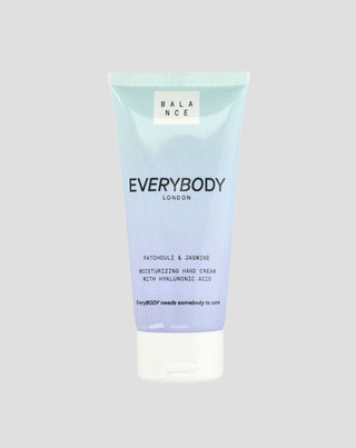 BALANCE Crème hydratante pour les mains Patchouli et Jasmin à l'acide hyaluronique Everybody London - 1