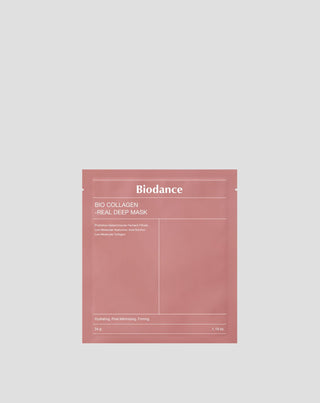 Masque en tissu hydratant et raffermissant en profondeur – Bio Collagen-Real Deep Mask de BIODANCE - 1