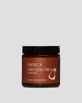 Bougie en cire de colza naturelle Mglife au parfum poire et chocolat - 1