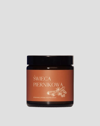 Bougie en cire de canola au pain d'épices Mglife avec huiles et mèche 100 % coton - 1