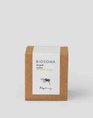 Crème visage à la framboise et à l'acide hyaluronique, nourrissante et hydratante Biosoma - 2