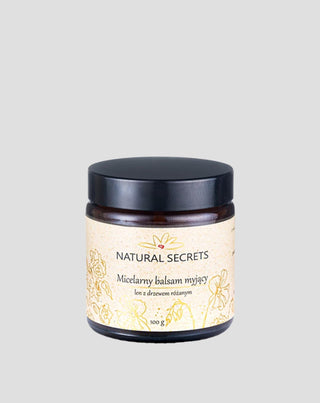 Baume démaquillant micellaire Natural Secrets au beurre de mangue adapté aux peaux sensibles - 1