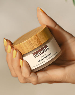 Crème de jour protectrice au beurre de karité, vitamine C et huile de pépins de framboise Manilu - 3