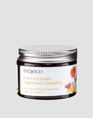 Verzachtende en regenererende crème voor de gevoelige huid Berk en Calendula met Betulin Sylveco - 1