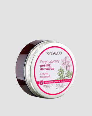 Gladmakende enzymatische gezichtsscrub die de huidtextuur verbetert Sylveco - 1
