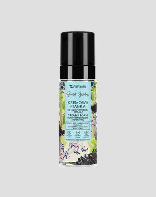 Mousse d'hygiène intime crémeuse à l'extrait de sureau noir et à l'acide lactique Vis Plantis  - 1