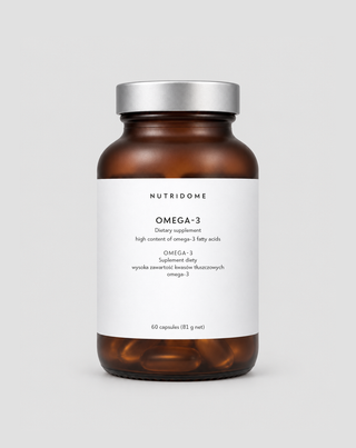 Oméga-3 Nutridome pour l'immunité et le bon fonctionnement du cerveau, du cœur et de la vision, 60 capsules - 1
