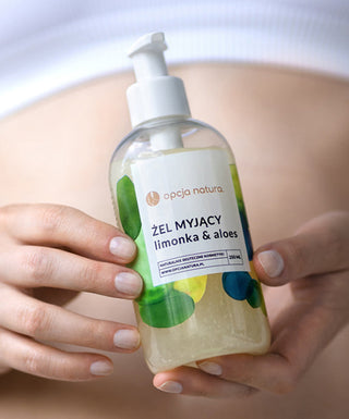 Gel nettoyant corps et visage 100 % naturel au citron vert et à l'aloe vera Opcja Natura - 2