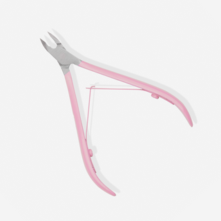Coupe-cuticules professionnel You Beauty 5 mm avec manche rose satiné - 2
