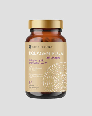 Collageen plus anti-age capsules met collageen, zink en vitamine C Nutri Clinic 90 capsules - 1