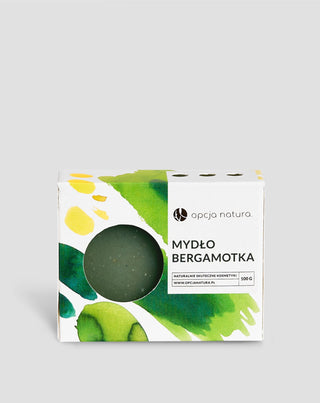 Natuurlijk zuiverende bergamotzeep met plantaardige oliën Natura Option - 1
