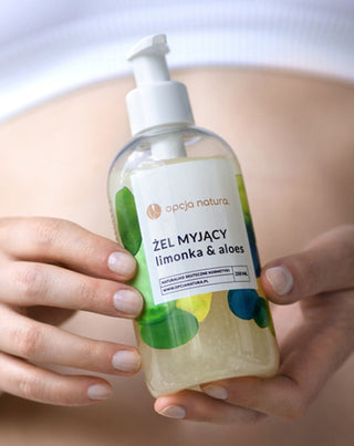 Body- en gezichtsreinigingsgel Limoen & Aloë 100% natuurlijk Optie Natura_2 - 2