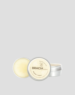 Voedende lippenbalsem amandel en cacao met vitamine E en lijnolie Bracia Mydlarze_2 - 2