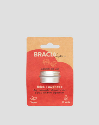 Regenererende lippenbalsem roos en avocado met vitamine E Bracia Mydlarze_4 - 4