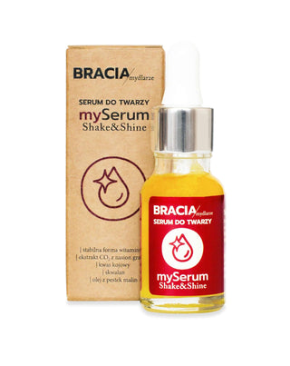 Sérum visage éclaircissant à la vitamine C et au squalane Shake&Shine Bracia Mydlarze - 1