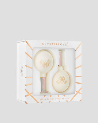 Glazen bubbels voor massage van gezicht, hals en decolleté Kristallove - 1