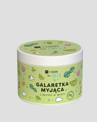 Groene reinigende badgel voor kinderen sweet lime HiSkin for Kids - 1