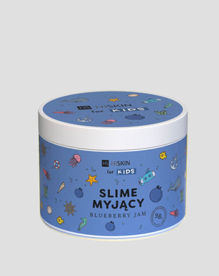 Slijm voor kinderen voor het bad blauw Blueberry Jam HiSkin for Kids - 1