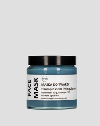 Liftend masker voor het gezicht met bioferment van algen, co-enzym Q10 en granaatappelextract La-Le - 1