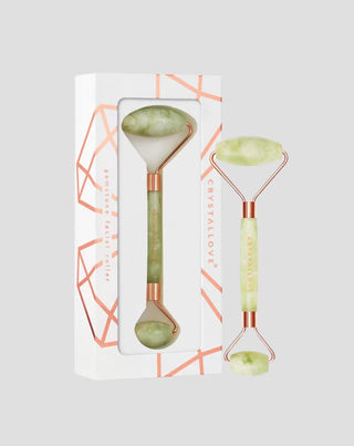 Gezichtsmassager van jade - natuurlijke steen van jeugd Jade roller Crystallove - 1