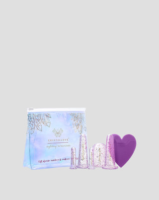 Siliconen cups voor gezicht- en lichaamsmassage ter ondersteuning van het verwijderen van gifstoffen Crystallove - 1