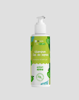 Shampoo en douchegel 2-in-1 voor kinderen met appelgeur HiSkin - 1