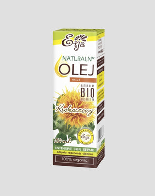 Natuurlijke biologische koudgeperste saffloerolie uit distelzaden Etja - 1